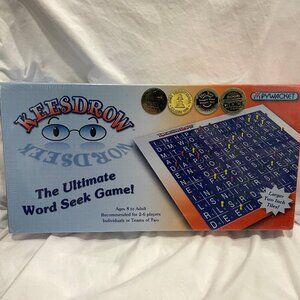 Keesdrow Ultimate Word Seek Search Game Board Game Mensa Smart Play Pywacket NEW